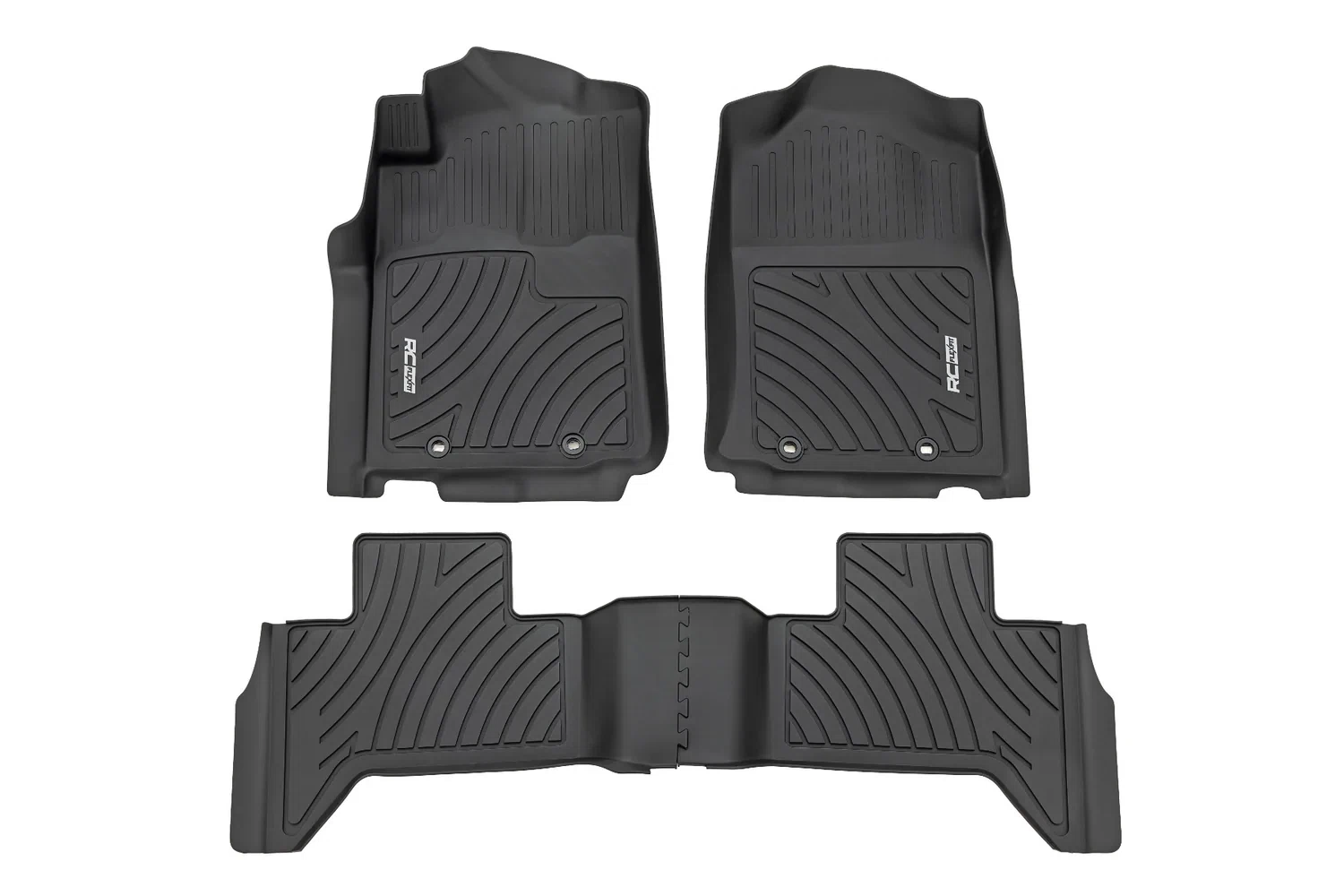 Flex-Fit Floor Mats - Front and Rear - Toyota Tacoma 2WD_4WD (2012-2015)